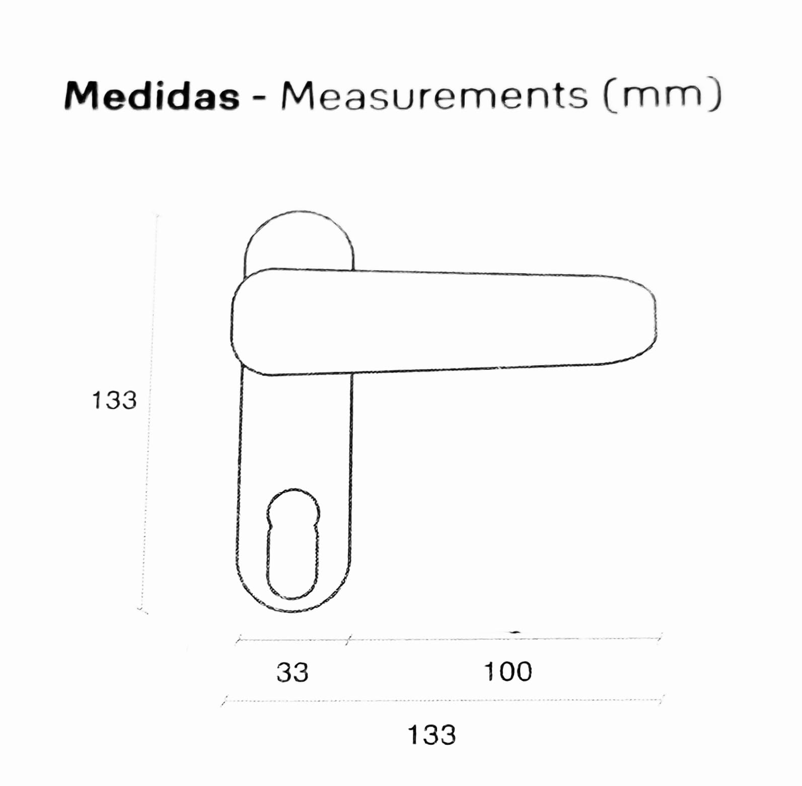 Manija Exterior Orión (para Barra Orlando)