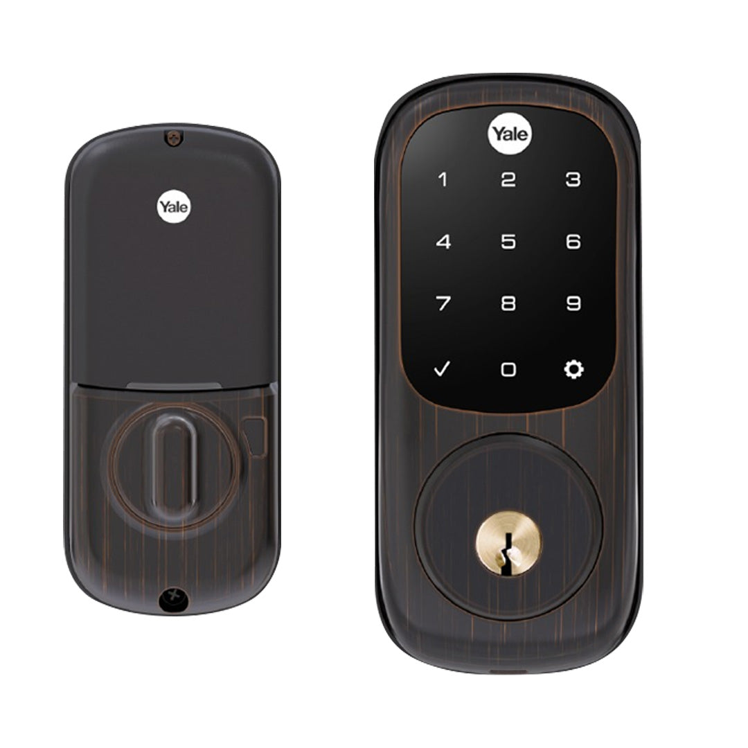 Cerrojo Digital YRD226 Bronce Oscuro. Apertura con Clave y Llave