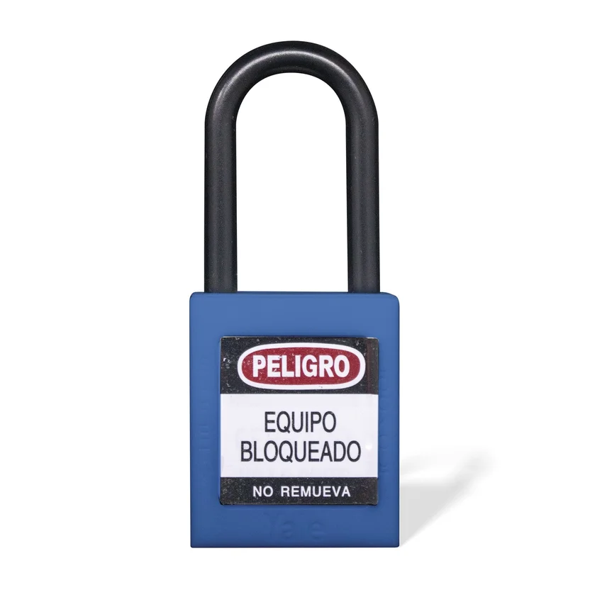 Candado Gancho Nylon Azul B