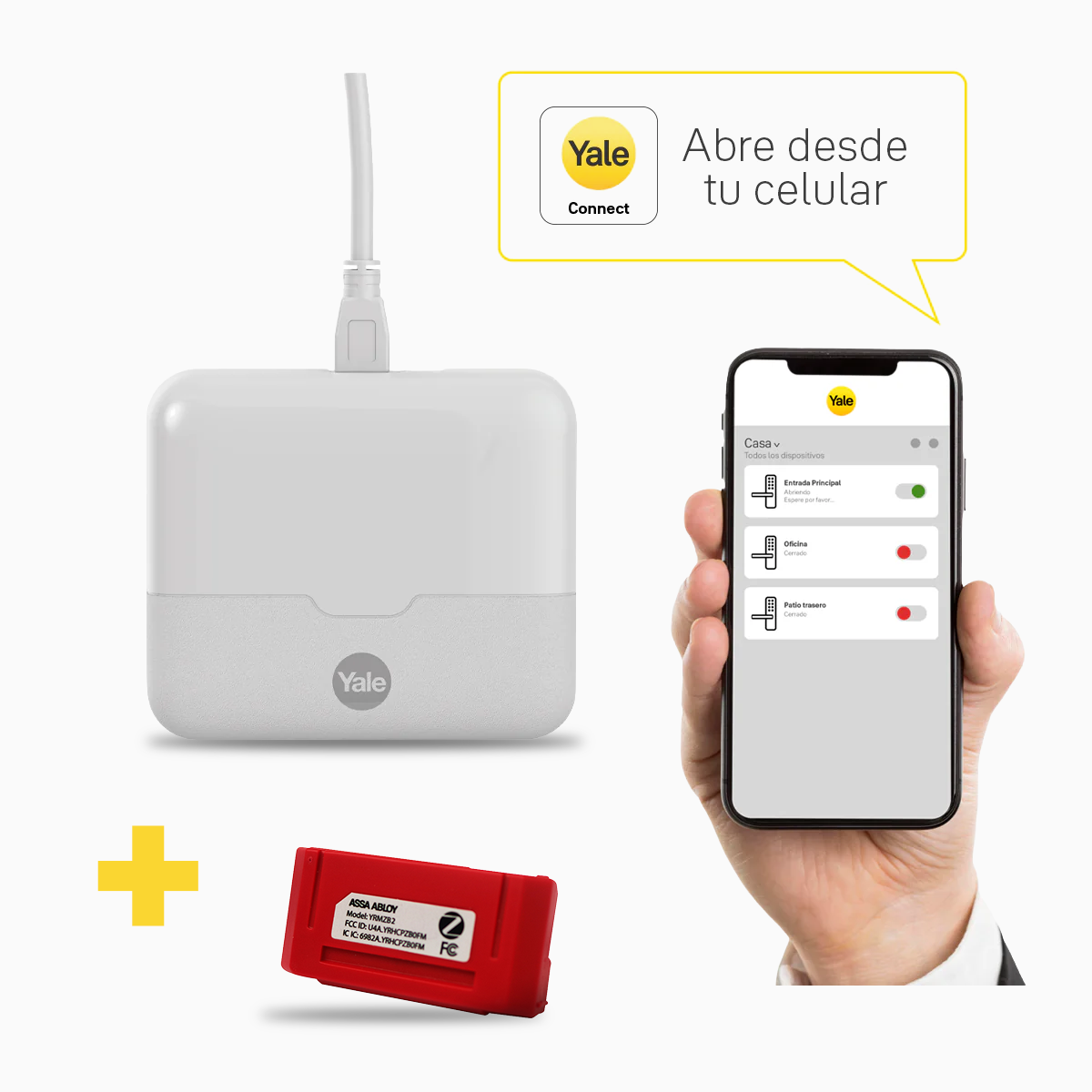 Módulo de conexión Yale Connect HUB + Zigbee YRD - YRL*