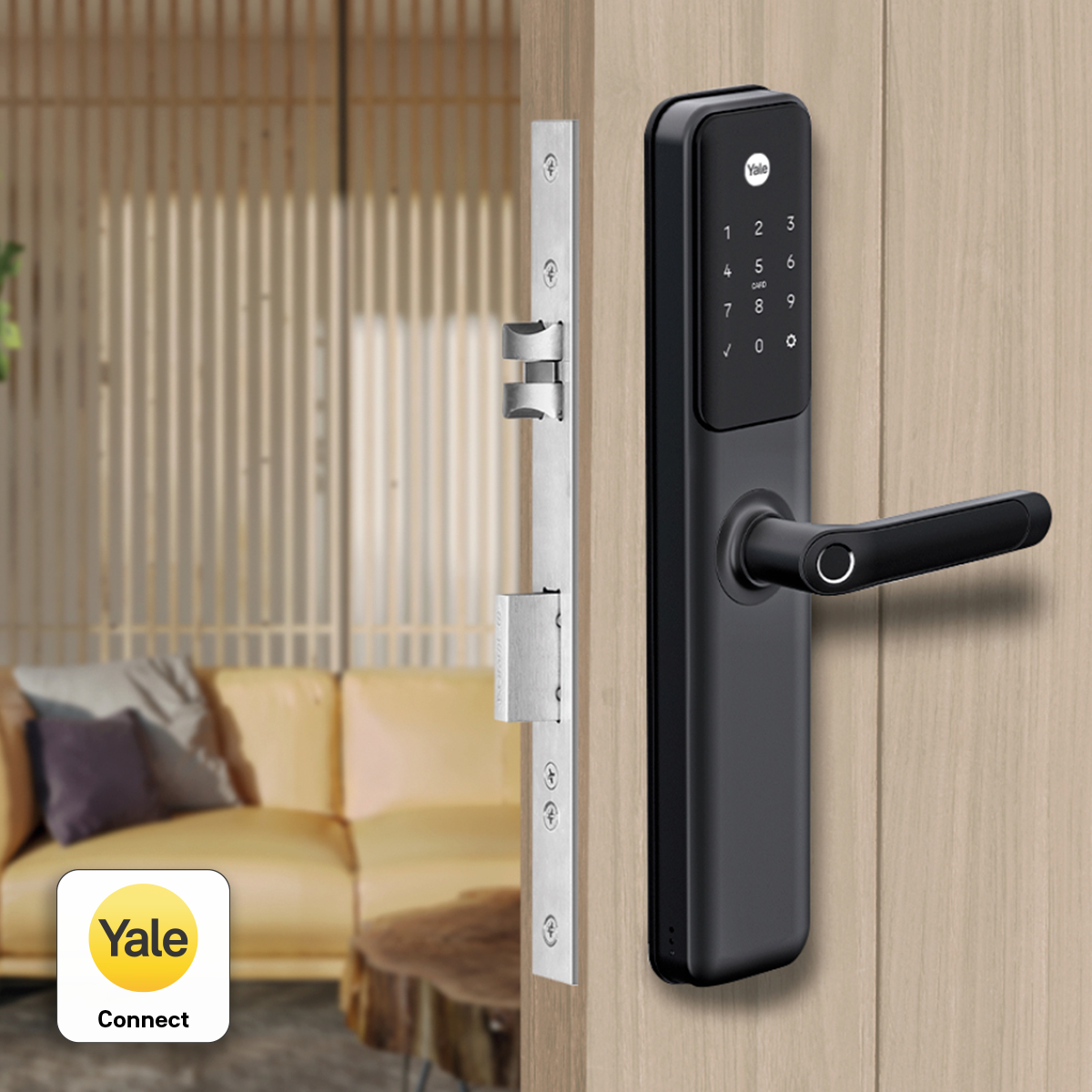 Cerradura Digital YDM60 con módulo para abrir desde el celular