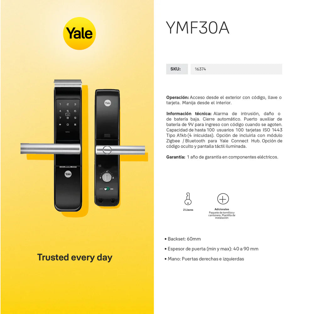 Cerradura Digital YMF30A
