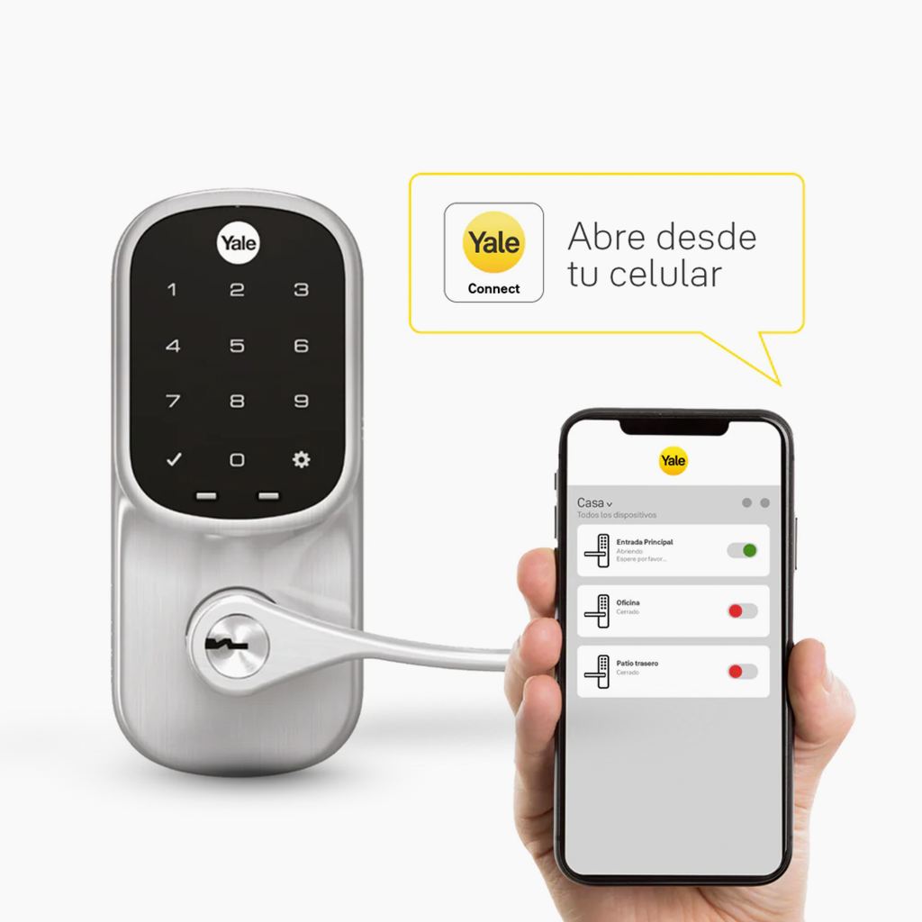 Kit Yale Hub + Cerradura Digital YRL226 | Apertura por Celular