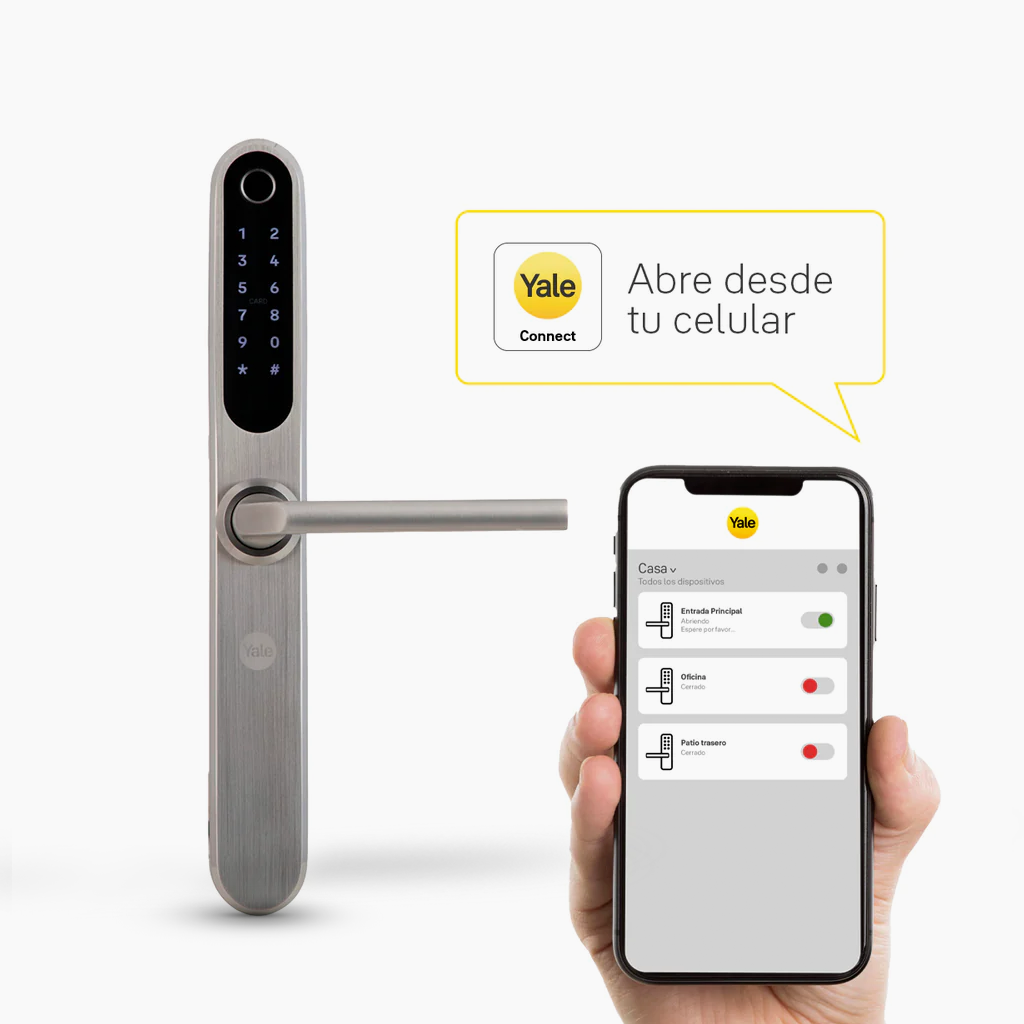 Cerradura Digital YSD100 para puerta corrediza + kit apertura con