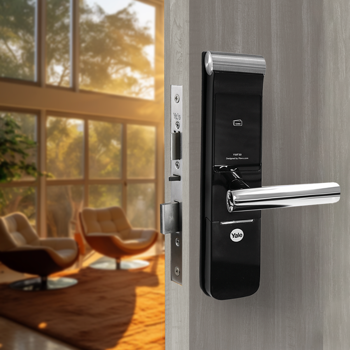 Cerradura Digital YMF30A + kit apertura con celular*