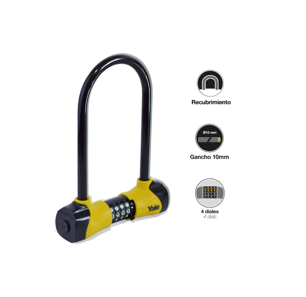 Candado de Combinación Para Bicicleta YTX240 - (240mm)
