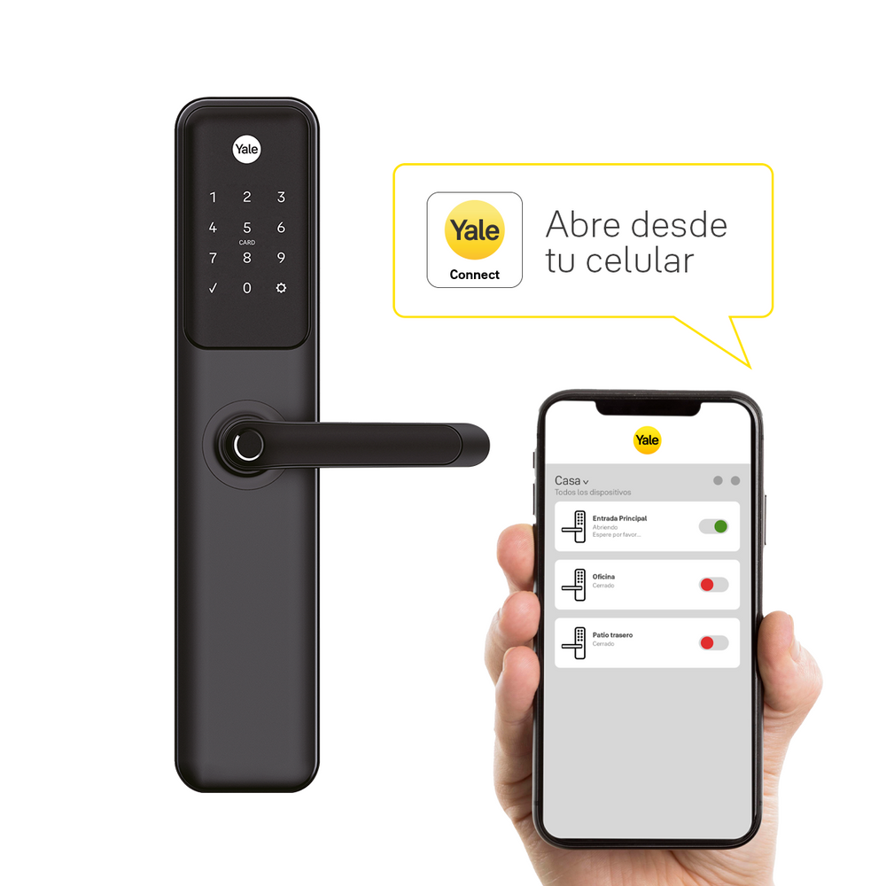 Cerradura Digital YDM60 con módulo para abrir desde el celular