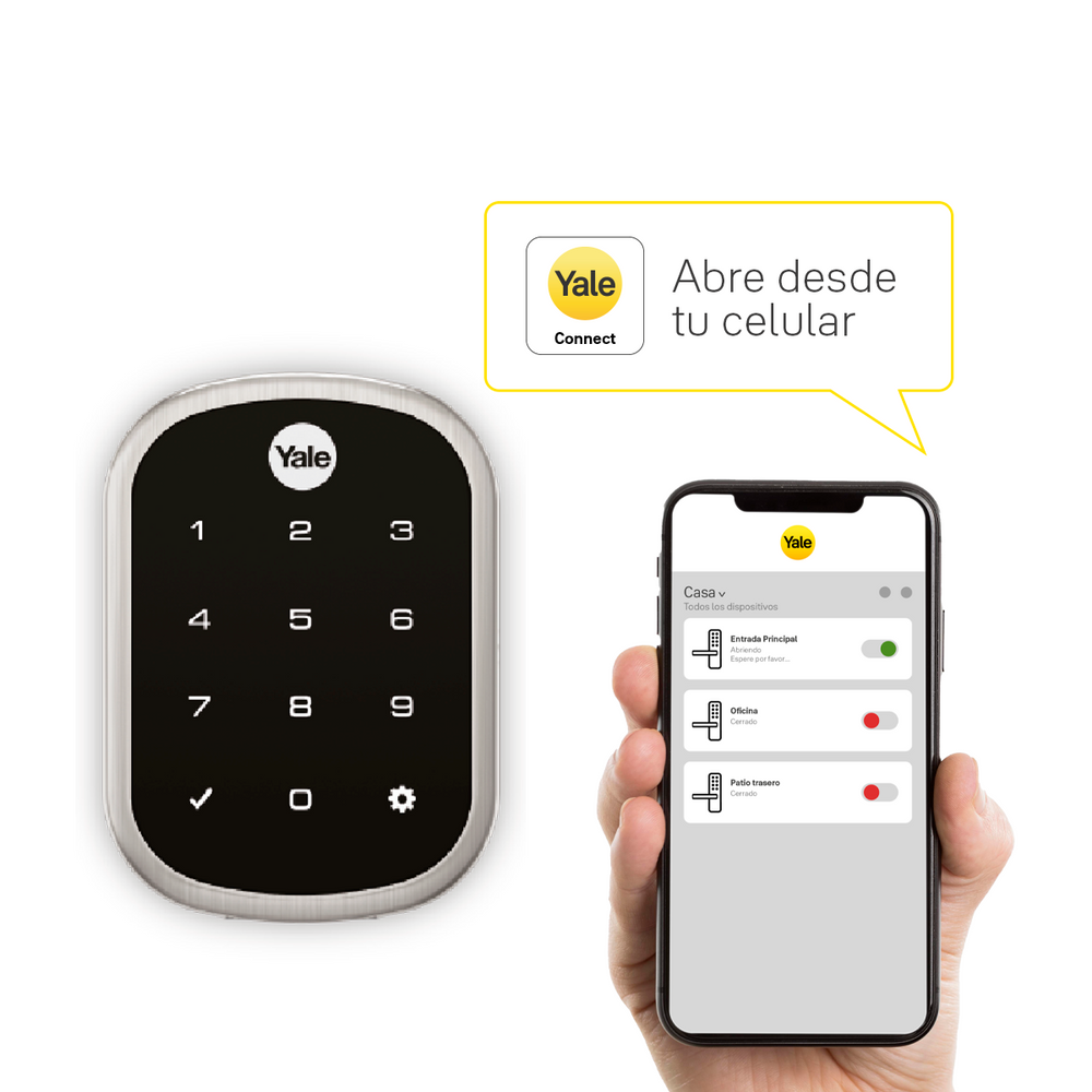 Cerrojo Digital YRD256 con módulo para abrir desde el celular