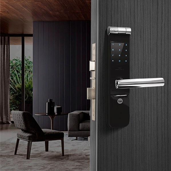 Cerradura Digital YMF40A con módulo para abrir desde el celular