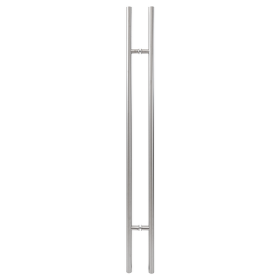 Jaladera Tipo H Plateada 150CM