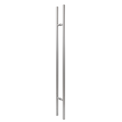 Jaladera Tipo H Plateada 150CM