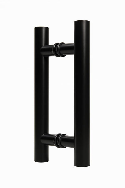 Jaladera Tipo H Negra 30CM