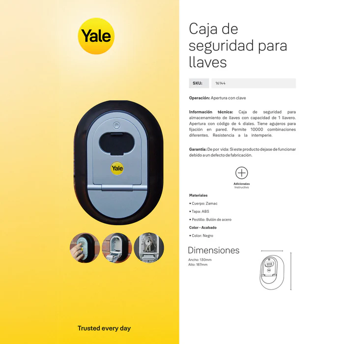 Caja de Seguridad para Llaves*