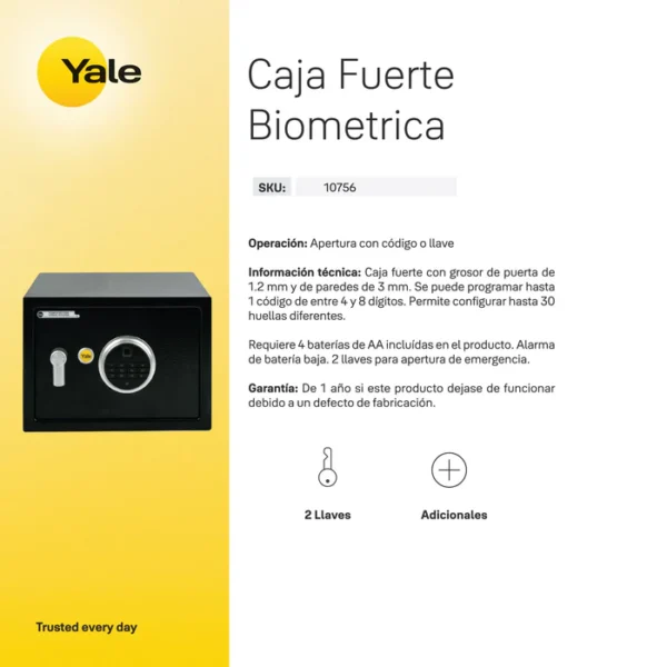 Caja Fuerte Biométrica**