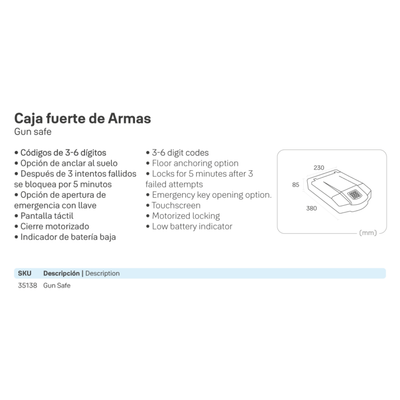 Caja Fuerte de Armas*