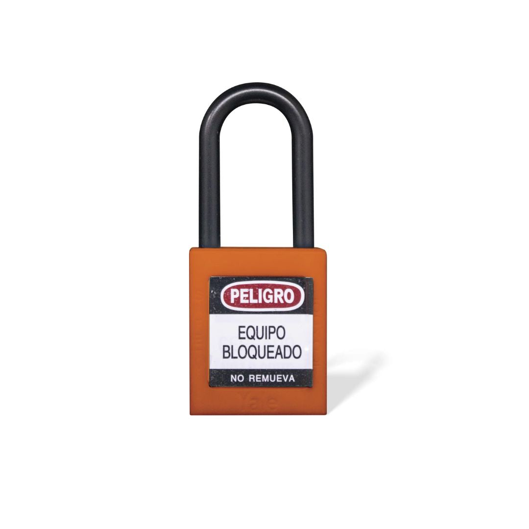 Candado Gancho Nylon Naranja B