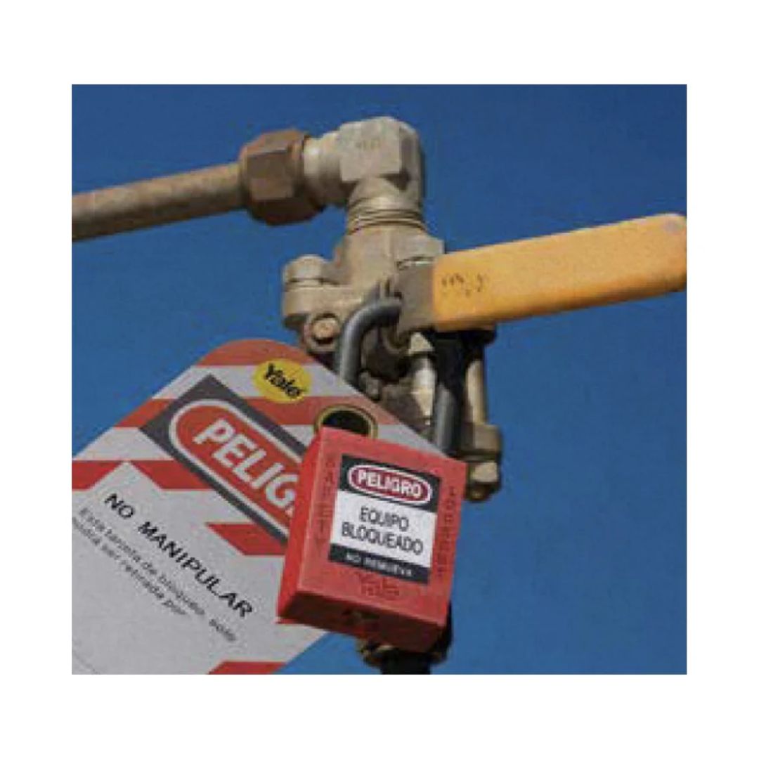 Candado Gancho Nylon Azul B