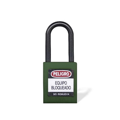 Candado Gancho Nylon Verde B