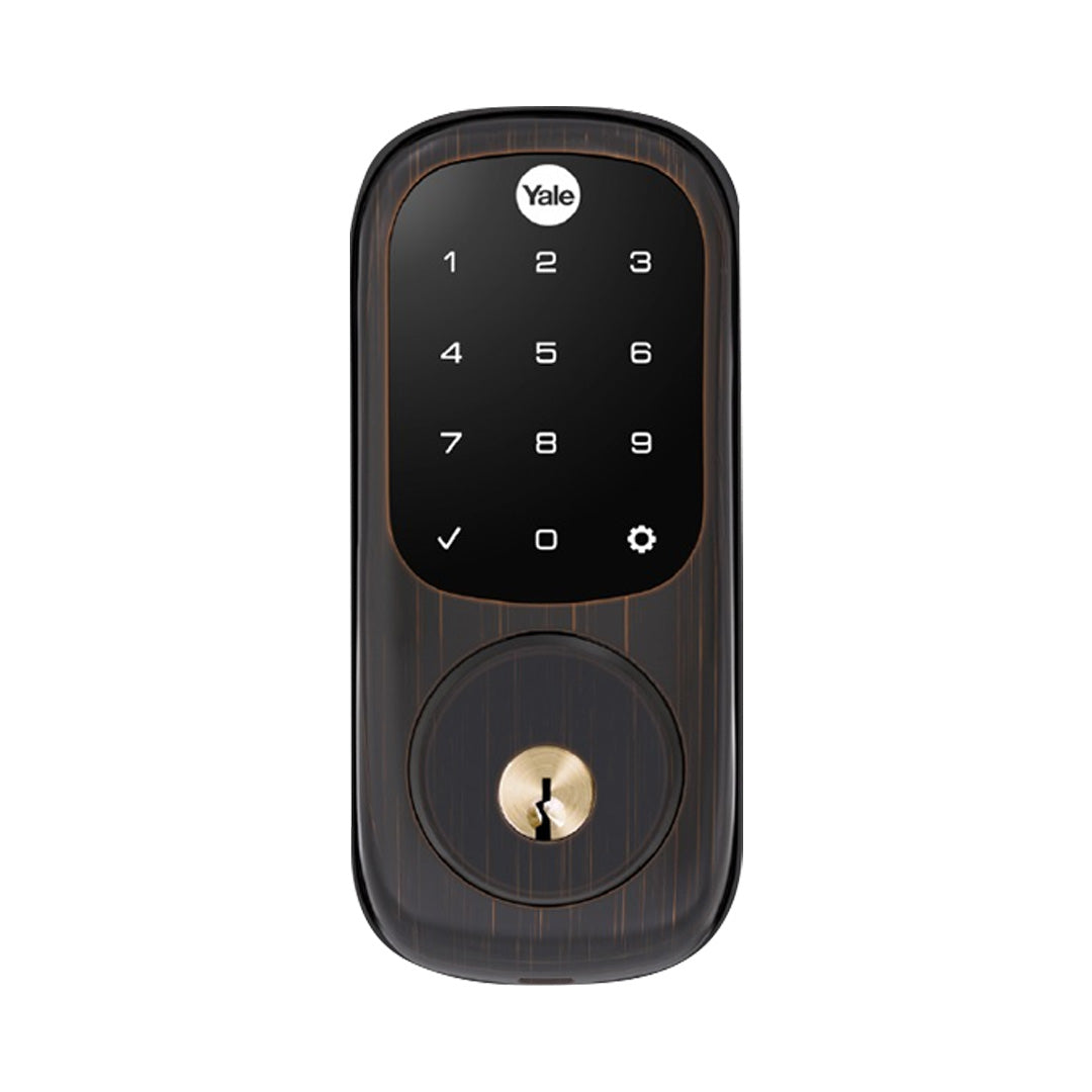 Cerrojo Digital YRD226 Bronce Oscuro. Apertura con Clave y Llave