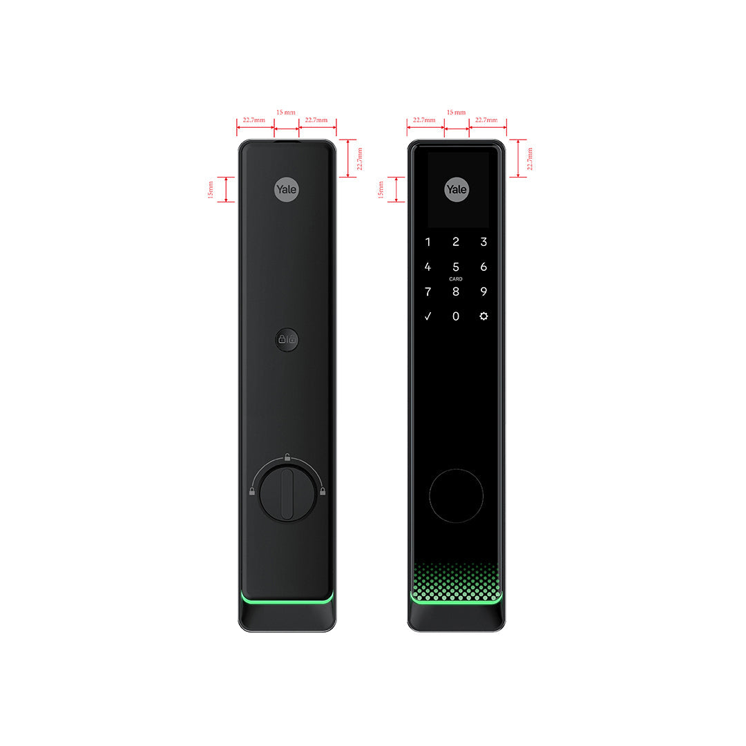 Cerradura Digital de Embutir Gemini con módulo para abrir desde el celular