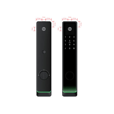 Cerradura Digital de Embutir Gemini + kit apertura con celular*