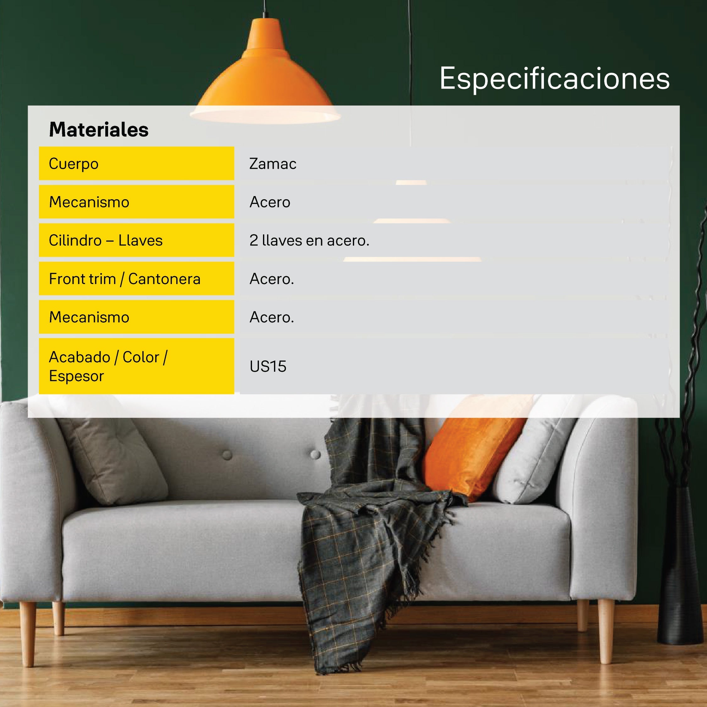 Cerradura de embutir Digital LIA*