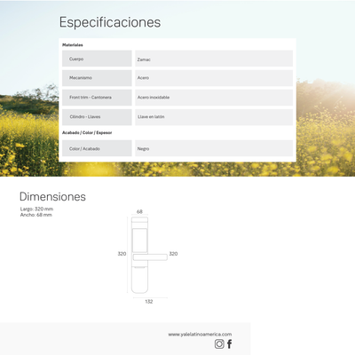Cerradura Digital YMF30A*