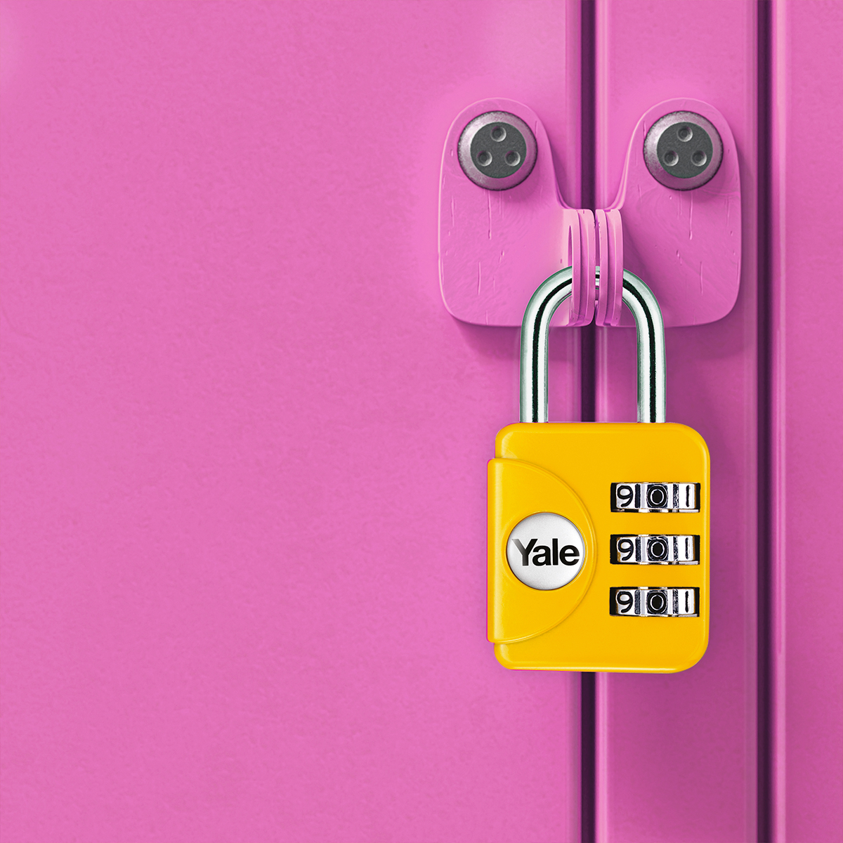 Candado Yale Clave Yp1 Amarillo