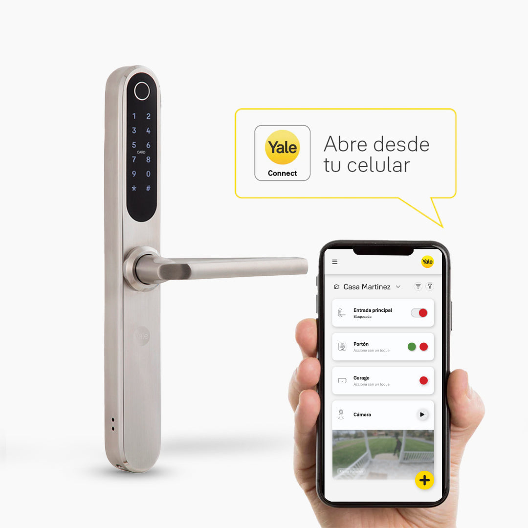 Cerradura Digital YSD100 para puerta abatible + kit apertura con celular*