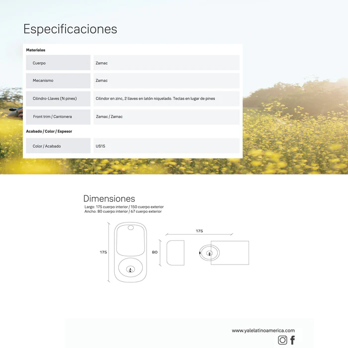 Cerrojo Digital YXR226*
