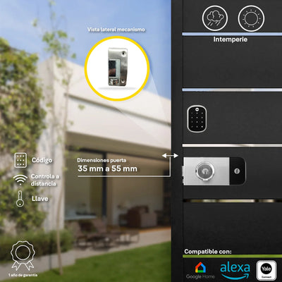 Cerrojo Digital YXR256. Apertura con Código y Llave* – Yale Costa Rica