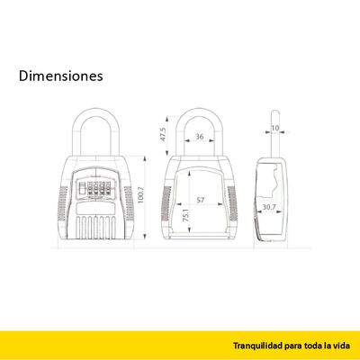 Caja Fuerte Portable*