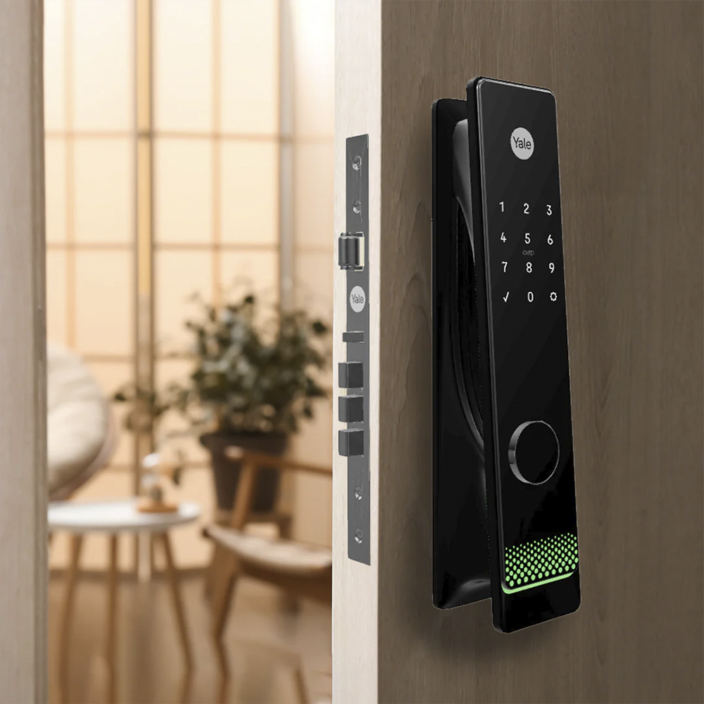 Cerradura Digital de Embutir Gemini + kit apertura con celular*