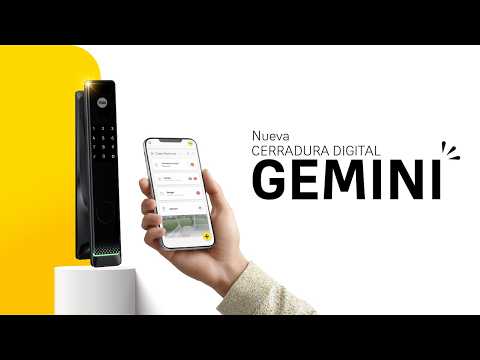 Cerradura Digital de Embutir Gemini + kit apertura con celular*