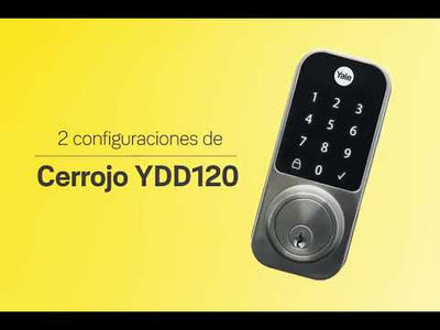 Cerrojo digital YDD120 Plateada*