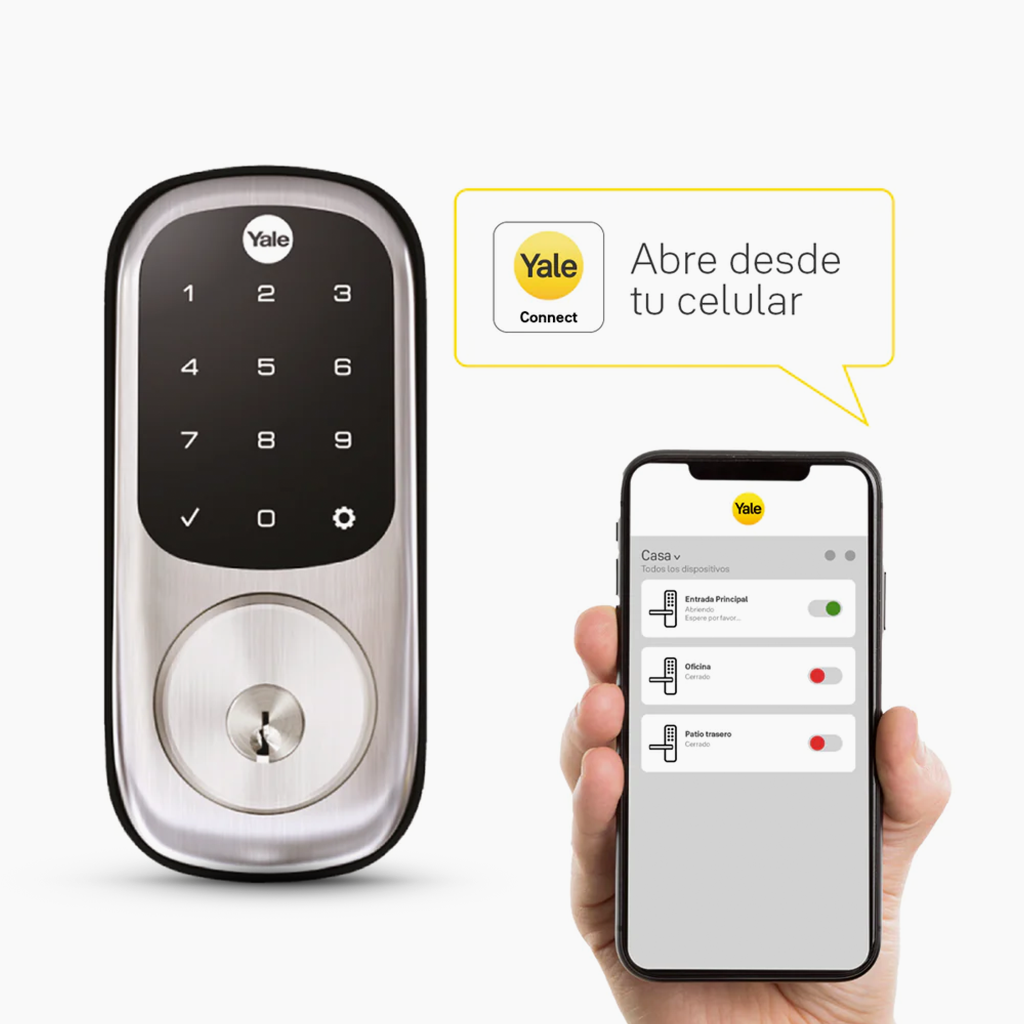 Cerrojo Digital YRD226 + kit apertura con celular*
