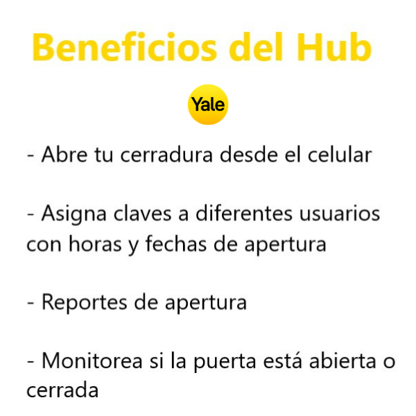 Kit Hub + Zigbee Cerraduras YRD - YRL