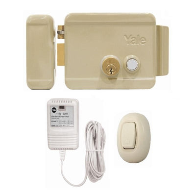 Kit Cerradura Eléctrica 678 + Transformador + Botón